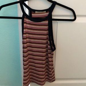 Striped halter top